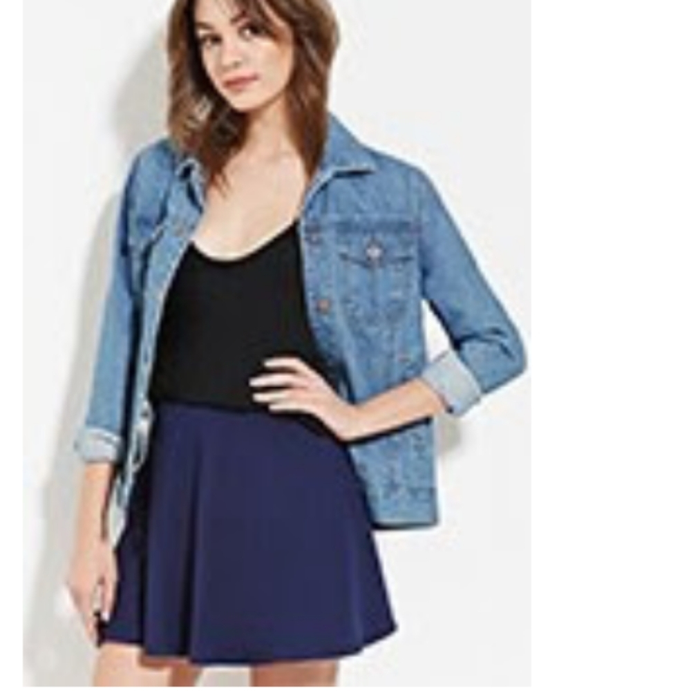 *NWOT* Forever 21 Navy Blue Skirt